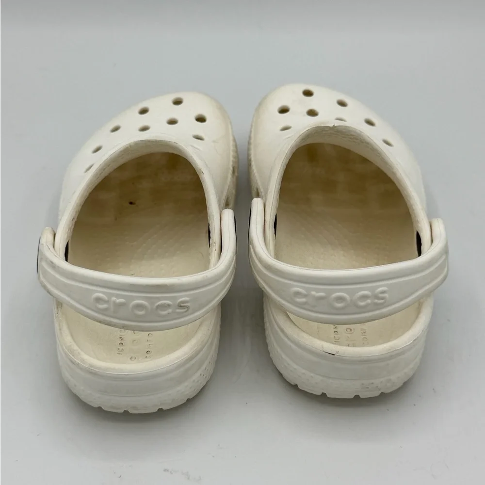 CROCS Kids White Water Shoes Size C8